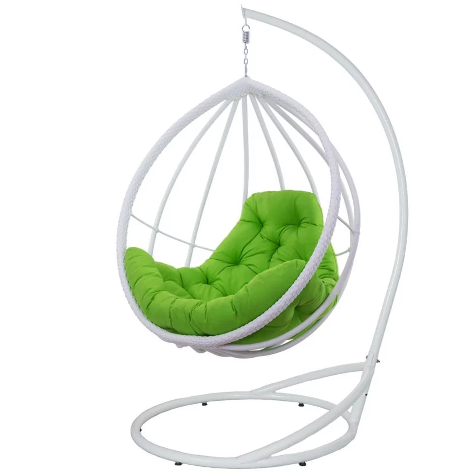 Подвесные кресла капля белый