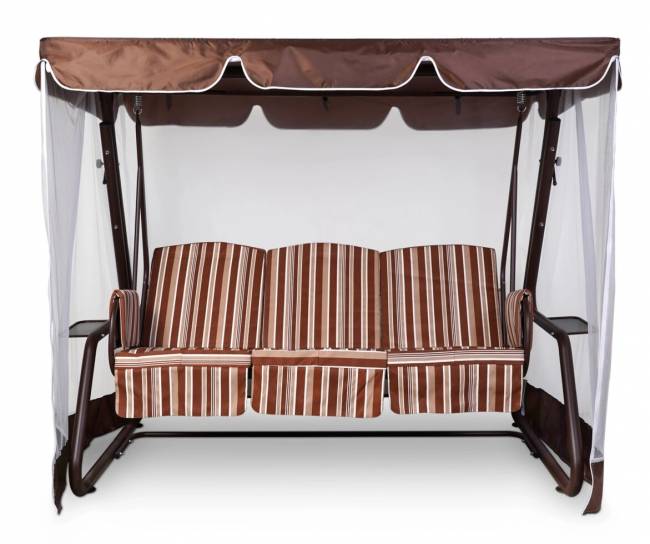 Тент-крыша + москитная сетка Капри/Корфу 225х145х170, шоколад Тент-крыша + москитная сетка Капри/Корфу 225х145х170, шоколад