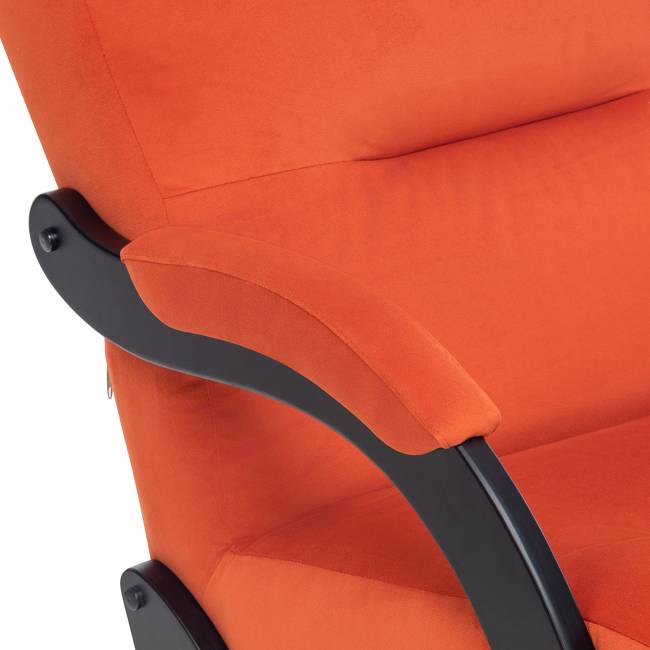 Кресло-качалка Leset Дэми Венге V39 оранжевый Кресло-качалка Leset Дэми Венге V39 оранжевый