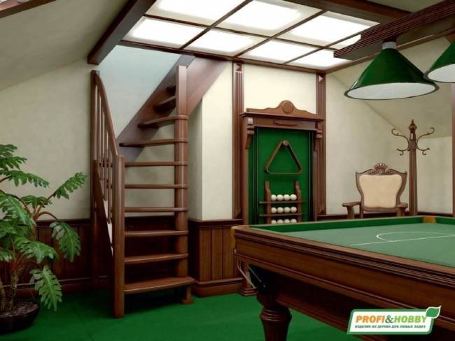 Деревянная лестница ЛС-91М