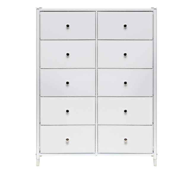 Комод Leset Хайди 10 ящиков Белый Белый