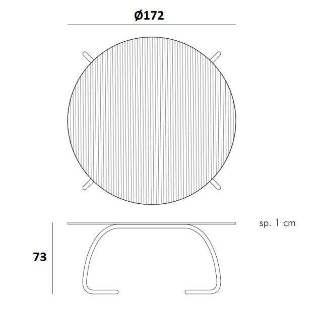Стол стеклянный обеденный Nardi, Loto Dinner Антрацит Стол стеклянный обеденный Nardi, Loto Dinner Антрацит