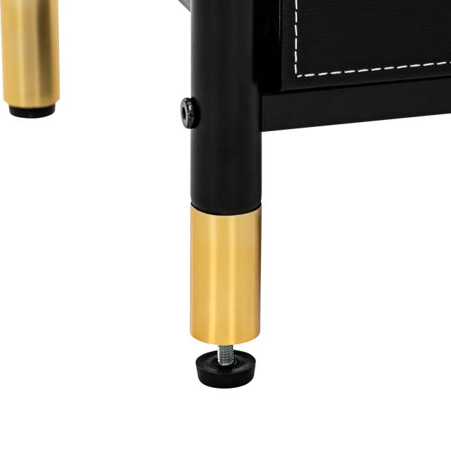 Комод Leset Хайди 2 ящика Чёрный Чёрный