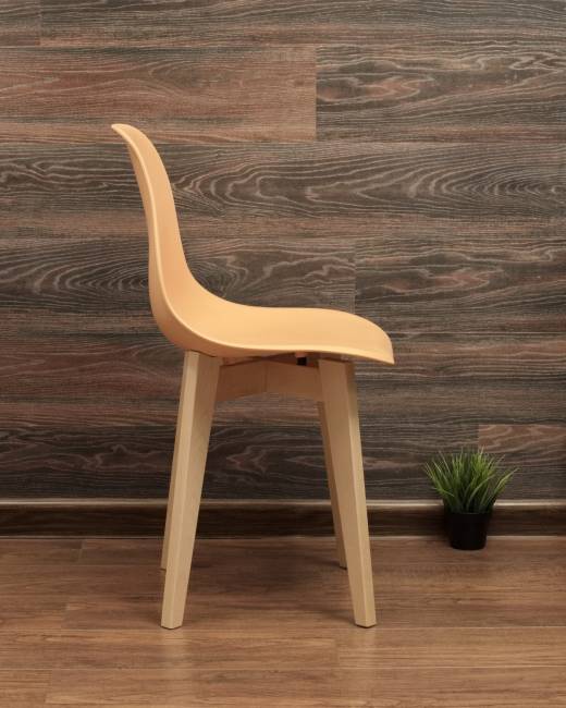 Стол Монте К 100 натур со стульями Сашш натур персик Стол Монте К 100 натур со стульями Сашш натур персик