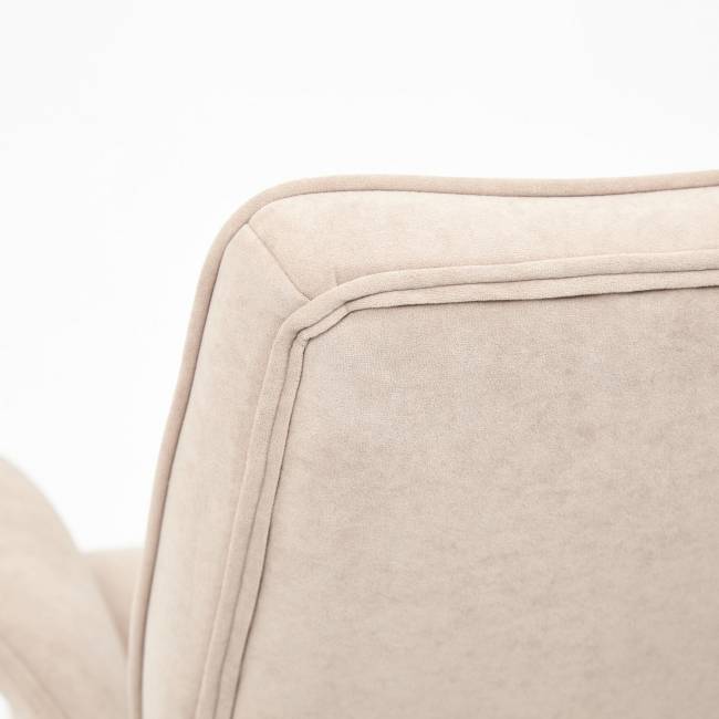 Кресло YORK флок , бежевый, 7 бежевый флок