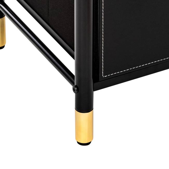 Комод Leset Хайди 3 ящика Чёрный Чёрный Комод Leset Хайди 3 ящика Чёрный Чёрный