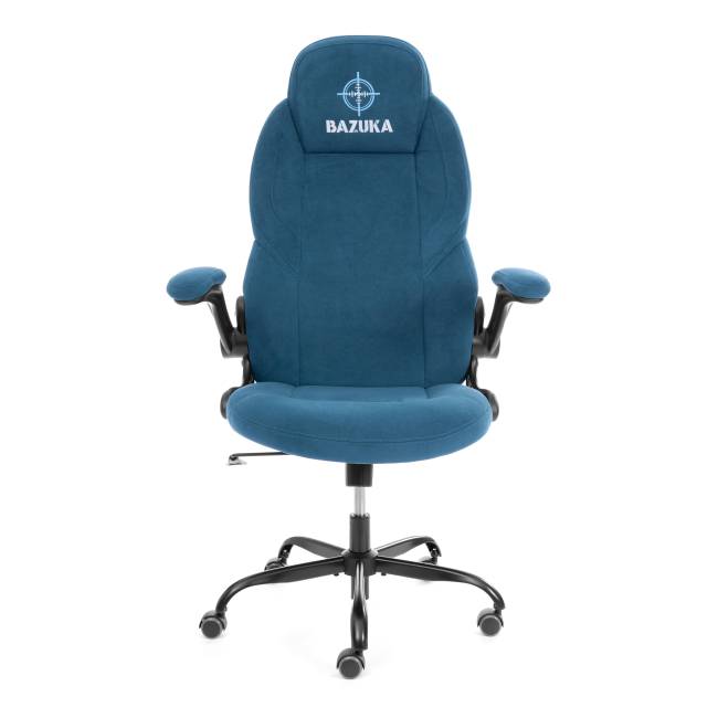 Кресло BAZUKA metalBL велюр, синий, 32 синий велюр