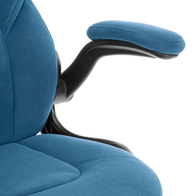 Кресло BAZUKA metalBL велюр, синий, 32 синий велюр