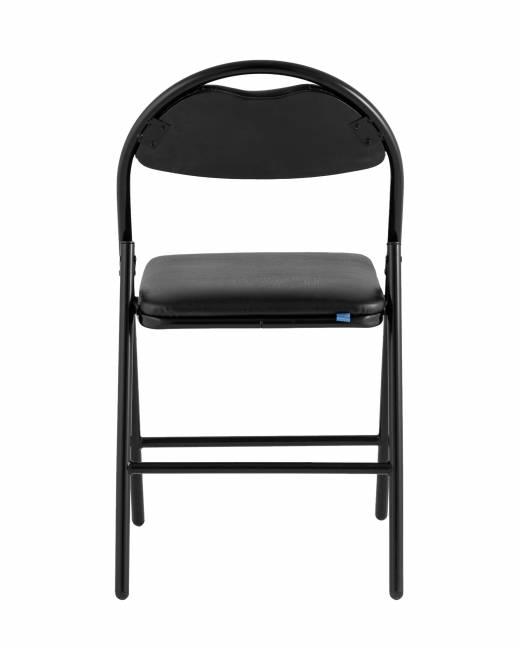 Стул складной Hagen экокожа черный каркас черный