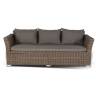 "Капучино Дабл" лаунж-зона из искусственного ротанга, цвет коричневый