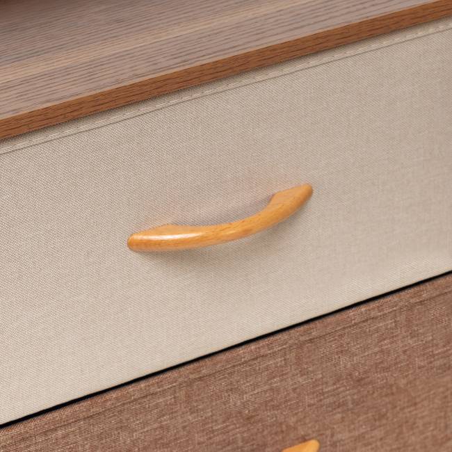 Комод Leset Локи 8 ящ. с полкой Коричневый Бежевый, светло-коричневый, темно-коричневый Комод Leset Локи 8 ящ. с полкой Коричневый Бежевый, светло-коричневый, темно-коричневый