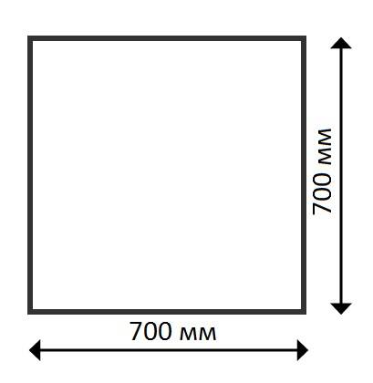 Столешница квадратная Werzalit Woodart вишня 700х700х20.5 мм