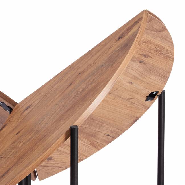 Стол складывающийся YOOP (mod. 1212) ЛДСП+меламин/металл, 100 x 100 x 72 см, сосна/чёрный сосна/чёрный ЛДСП+меламин/металл Стол складывающийся YOOP (mod. 1212) ЛДСП+меламин/металл, 100 x 100 x 72 см, сосна/чёрный сосна/чёрный ЛДСП+меламин/металл