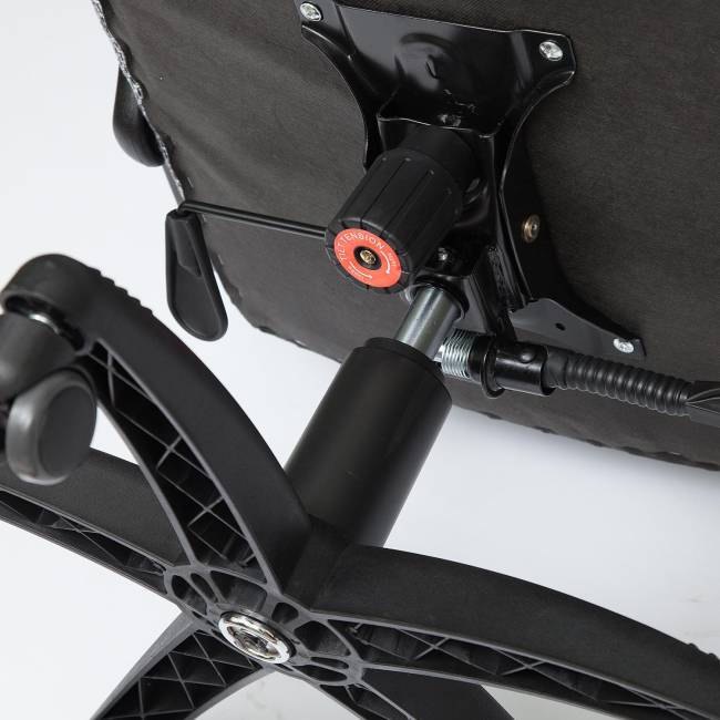 Кресло DUKE флок/ткань, черный/черный , 35/TW-11 Кресло DUKE флок/ткань, черный/черный , 35/TW-11