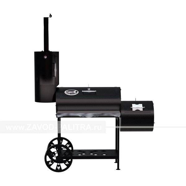 Гриль-Смокер XXL, из стали толщиной 5 мм в термостойкой покраске