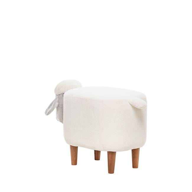 Пуф Leset Овечка Молочный, компаньон серый Бук Пуф Leset Овечка Молочный, компаньон серый Бук