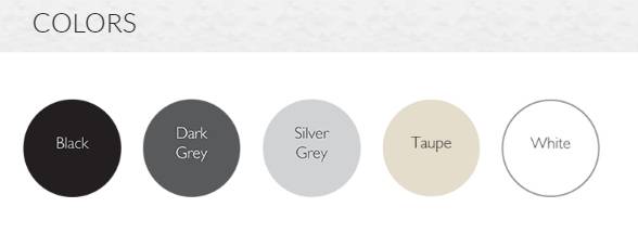 Столик пластиковый для лежака Ocean Side Table черный 450х450х450 мм