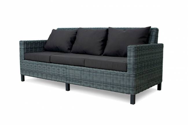 MOKKA БЕЛЛА / BELLA диван 3-х местный, серый MOKKA БЕЛЛА / BELLA диван 3-х местный, серый