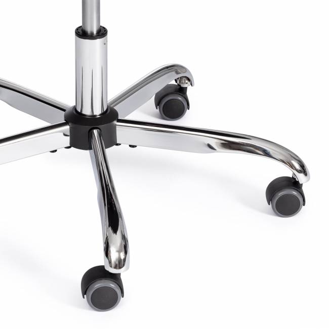 Кресло OXFORD хром флок , серый, 29 серый флок Кресло OXFORD хром флок , серый, 29 серый флок