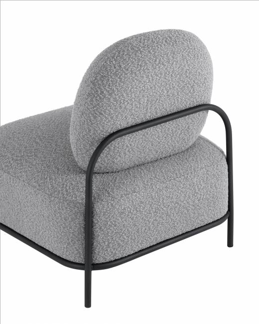 Кресло Стоун new ткань букле серый