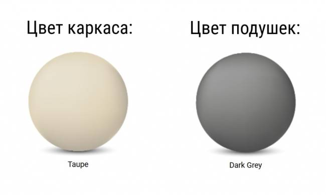 Комплект пластиковой мебели Portofino Lounge Corner бежевый, темно-серый Комплект пластиковой мебели Portofino Lounge Corner бежевый, темно-серый