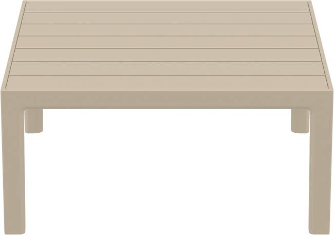 Комплект пластиковой мебели Portofino Lounge Corner бежевый, темно-серый Комплект пластиковой мебели Portofino Lounge Corner бежевый, темно-серый