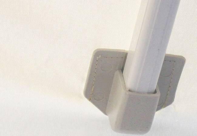 Зонт профессиональный 3.5х3.5 м Avocado серебристый, серый 3500х3500 мм