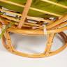 Кресло PAPASAN/ПАПАСАН 23/01 W  /с подушкой/ диаметр подушки 125 см, 115х101х104 см, Honey (мед), флок Олива, 23 Honey (мед)