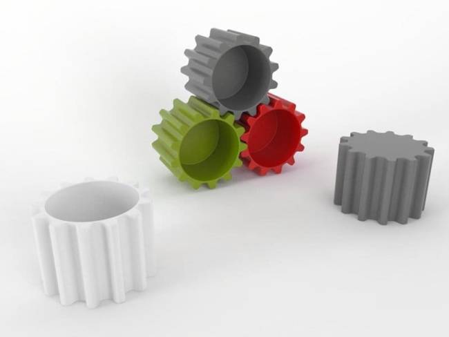 Кашпо пластиковое Gear Pot Standard 550х550х430 мм Кашпо пластиковое Gear Pot Standard 550х550х430 мм