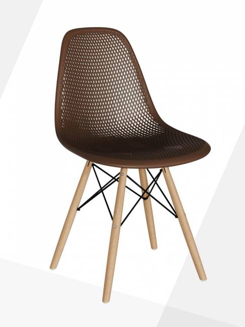 Стул Eames ажурный шоколад Стул Eames ажурный шоколад