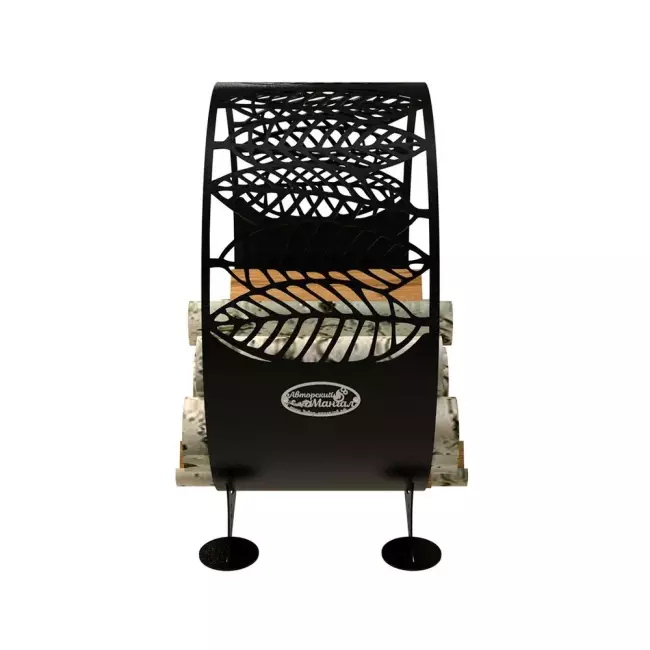 Дровница «Листья», ST3, 3 мм Дровница «Листья», ST3, 3 мм