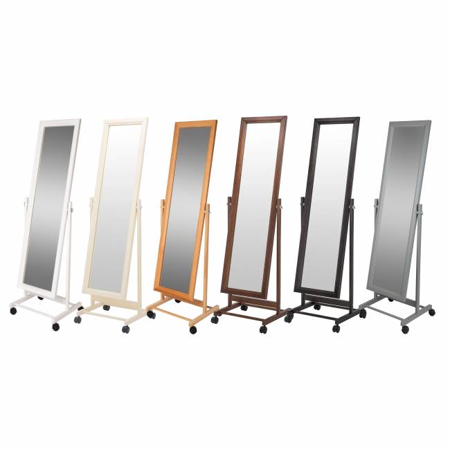 Зеркало напольное BeautyStyle 27 слоновая кость 135 см х 42,5 см