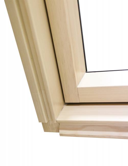 Мансардное окно FTP-V U3 со среднеповоротным способом открывания Мансардное окно FTP-V U3 со среднеповоротным способом открывания