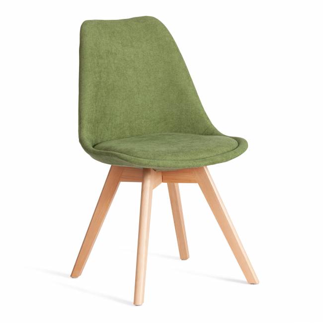 Стул TULIP SOFT (mod. 053V) / 1 шт. в упаковке дерево/пластик/ткань, 49,5 x 54,5 x 84 см, Зеленый (Green) LY1701-7 зеленый