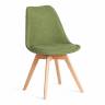 Стул TULIP SOFT (mod. 053V) / 1 шт. в упаковке дерево/пластик/ткань, 49,5 x 54,5 x 84 см, Зеленый (Green) LY1701-7 зеленый