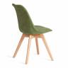 Стул TULIP SOFT (mod. 053V) / 1 шт. в упаковке дерево/пластик/ткань, 49,5 x 54,5 x 84 см, Зеленый (Green) LY1701-7 зеленый