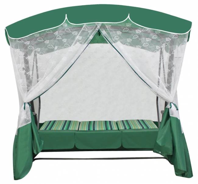 Качели садовые "Оазис Премиум", Зеленый Качели садовые "Оазис Премиум", Зеленый