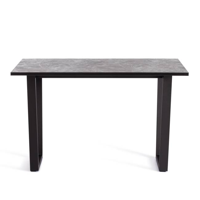 Стол COSTA ЛДСП/HPL/металл,  120 х 80 х 75 см, Гранит тёмный/чёрный