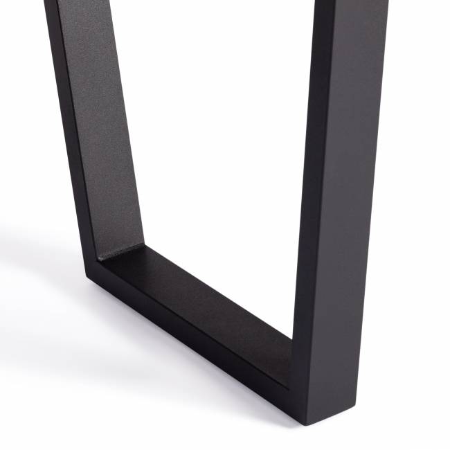 Стол COSTA ЛДСП/HPL/металл,  120 х 80 х 75 см, Гранит тёмный/чёрный