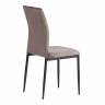 Стул CAPRI (mod. 39) металл, вельвет, 49.5 х 41 х 93,5 см, Dark grey (темно-серый) HLR24 / черный (Комплект из 4 шт.)