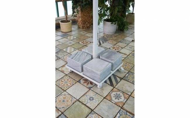 Зонт "MISTRAL 300", квадратный, зеленый