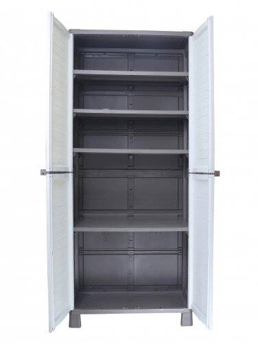 Высокий шкаф AirSpire, капучино/кремовый