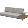 "Амальфия" трансформирующаяся лаунж-зона из алюминия, цвет графит (К)