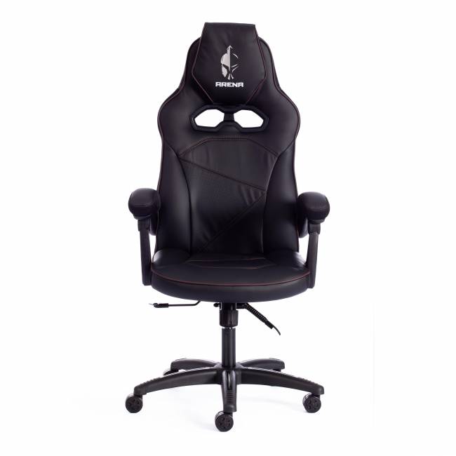 Кресло ARENA кож/зам, черный/черный карбон, 36-6/карбон черный