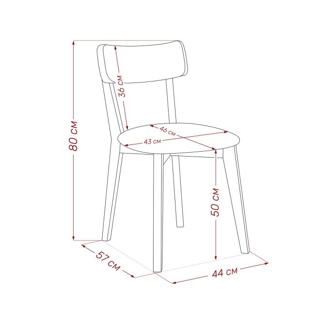 Стул Leset Чейз Венге Velutto 01 Венге