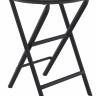 Стол пластиковый складной Helen Folding Table Ø60 черный Ø600х740 мм