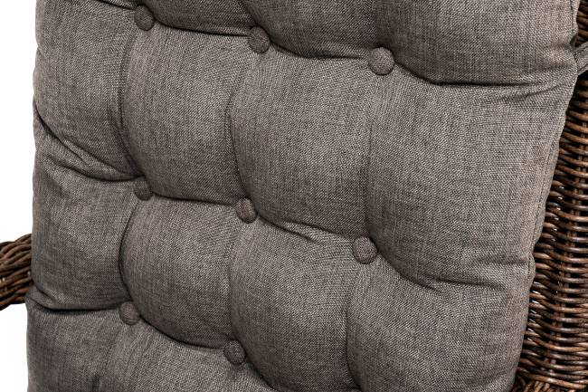 "Толедо" кресло плетеное с подушками, цвет коричневый "Толедо" кресло плетеное с подушками, цвет коричневый