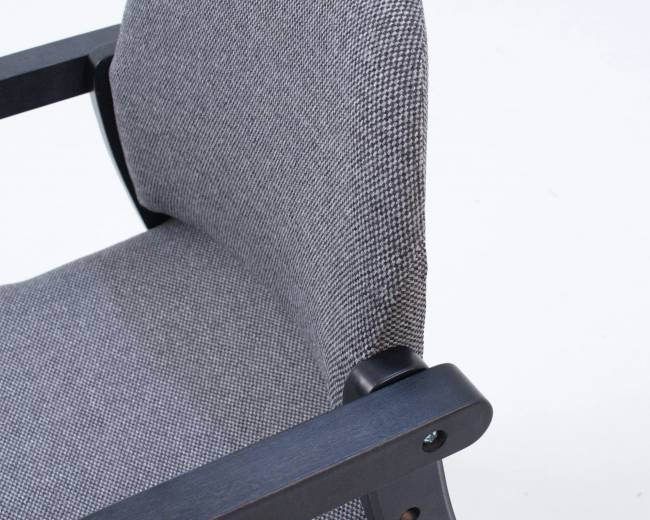 Стул-кресло Джуно 2.0 чёрный/графит