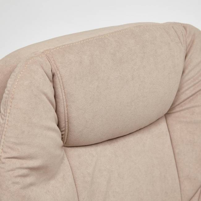 Кресло SOFTY LUX флок , бежевый, 7 бежевый флок Кресло SOFTY LUX флок , бежевый, 7 бежевый флок